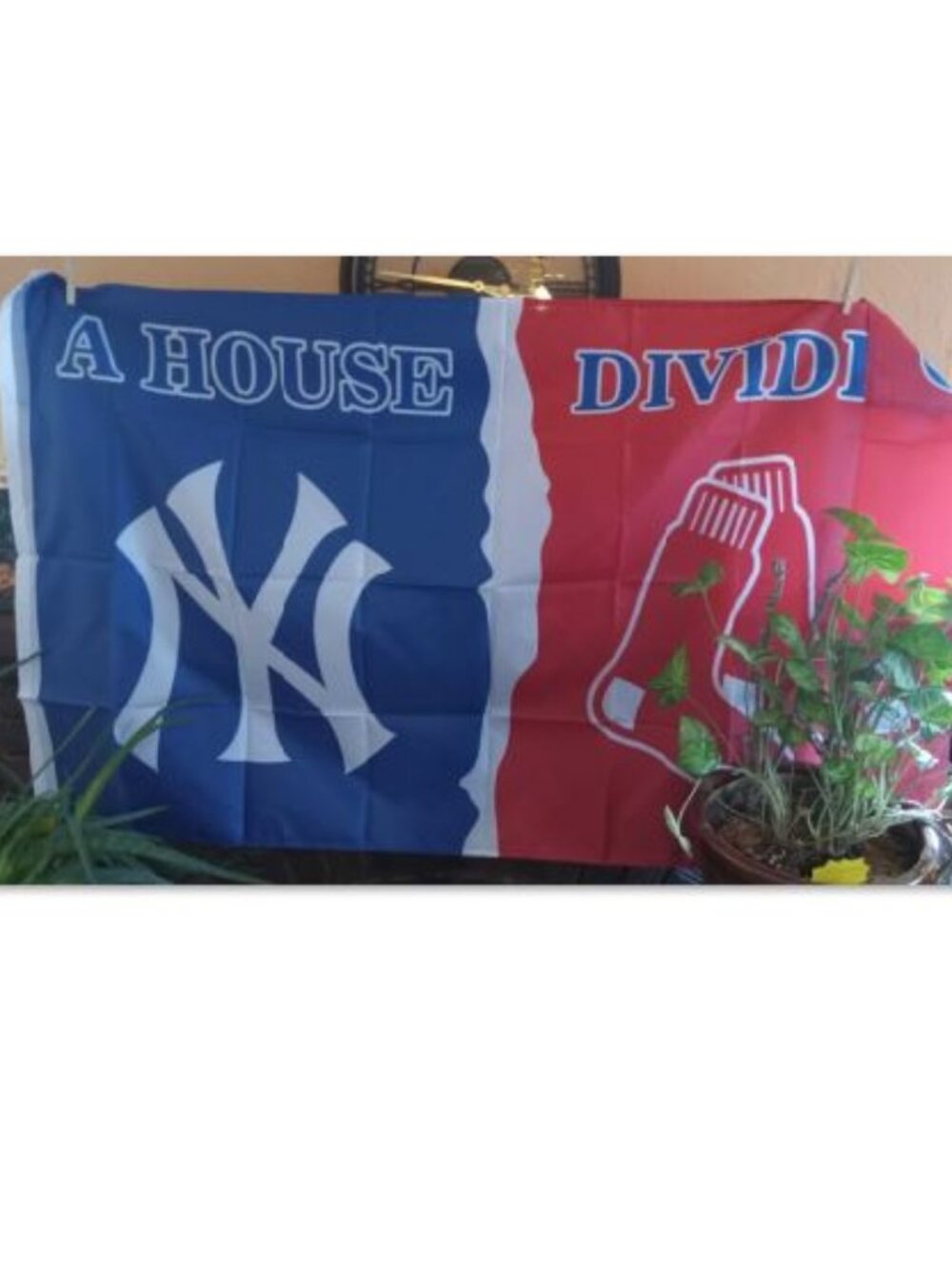 New York Yankees Boston Red Sox House Divided 3x5 MLB Flag